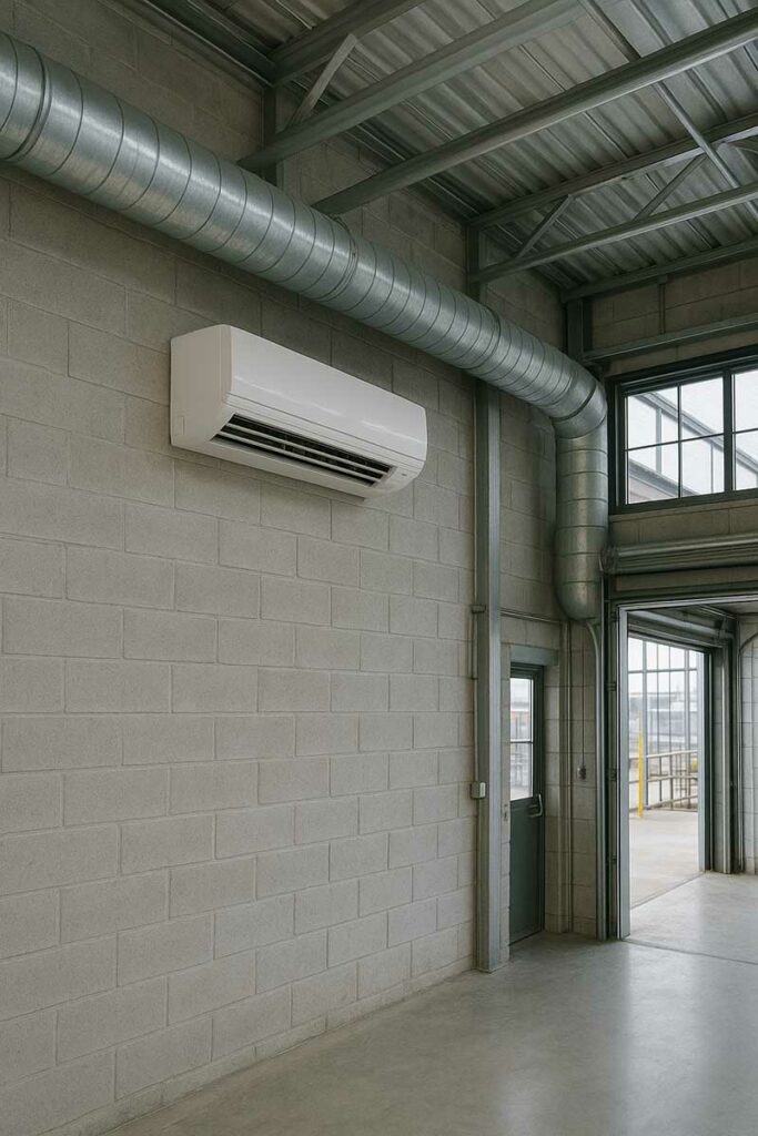 clim local industriel