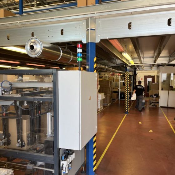 installation d'une climatisation industrielle dans un atelier à oullins