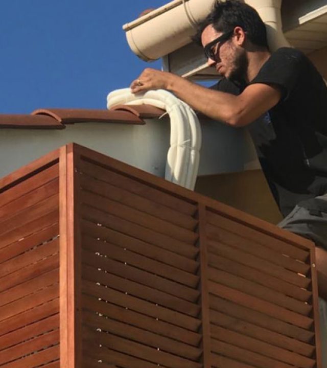 installation de climatisation par aclimax sur un chantier à lyon 4