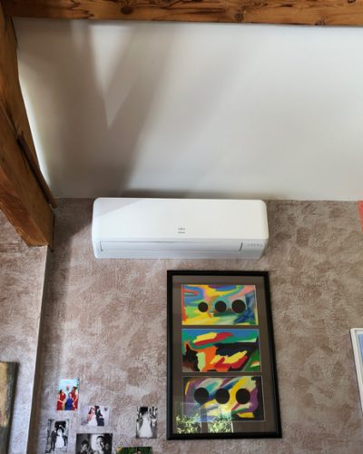 installation de climatiseurs dans une chambre à millery