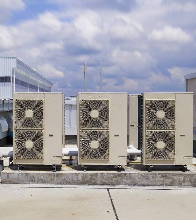 groupes de climatisation extérieur en rooftop